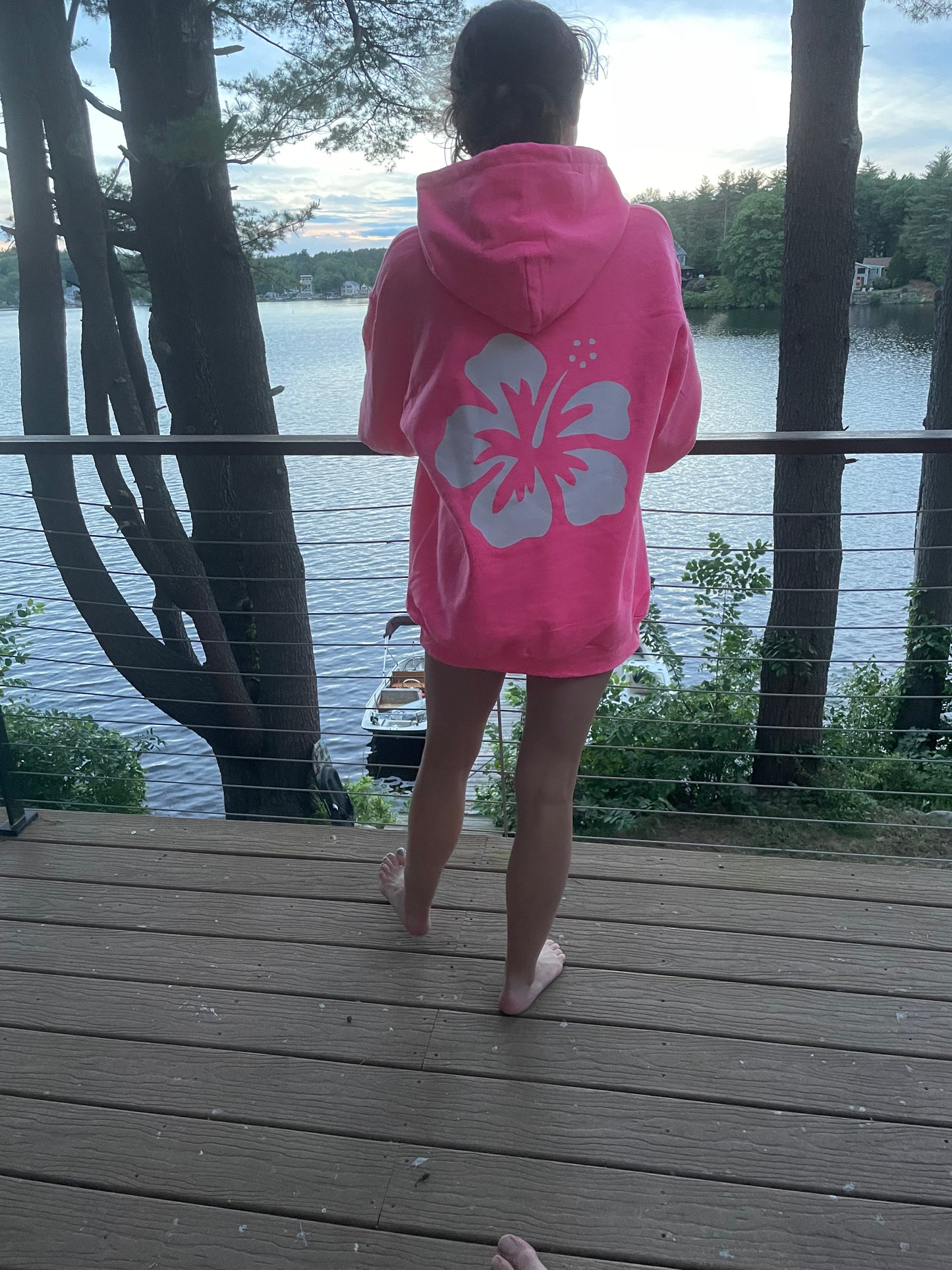 Hibiscus Flower Hoodie